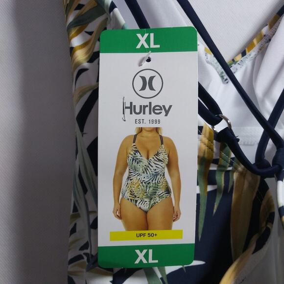 Hurley Ladies' Size Medium, One-Piece Swimsuit, UPF 50+, Cayman Palms Size XL - Picture 10 of 12
